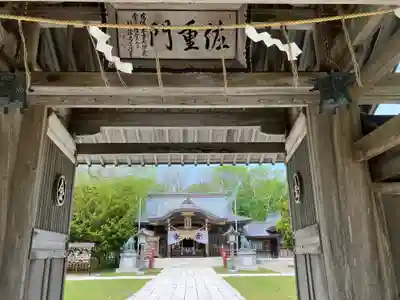 根室金刀比羅神社の山門・神門