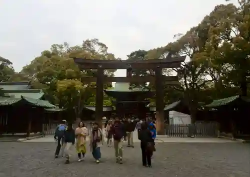 明治神宮の鳥居