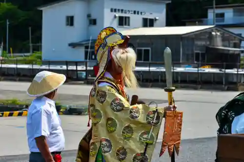 尻岸内八幡神社のお祭り