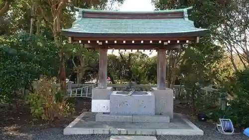 龍口明神社の手水舎