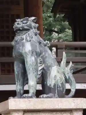 五條天神社の狛犬