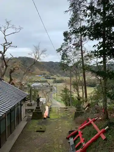 白山神社の景色