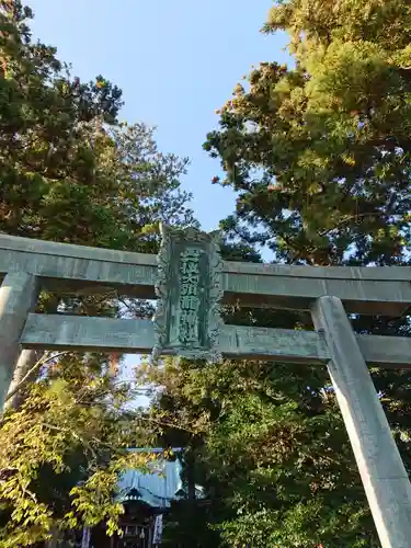 大頭龍神社の鳥居