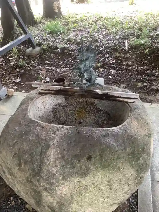 神明社(篠木町)の手水舎