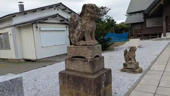 天塩厳島神社の狛犬