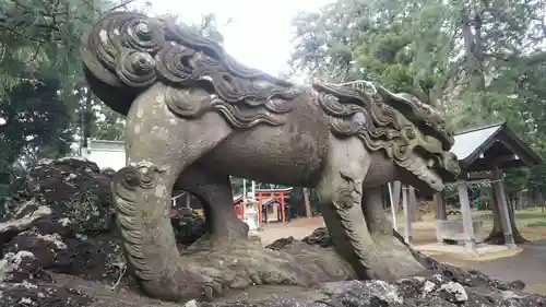 下鶴馬氷川神社の狛犬