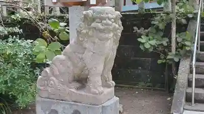 天津神明宮の狛犬