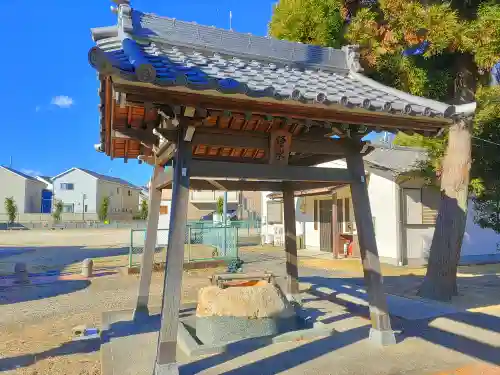 八幡神社（下河原八幡社）の手水舎