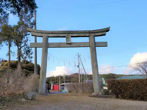 上之庄神社の鳥居