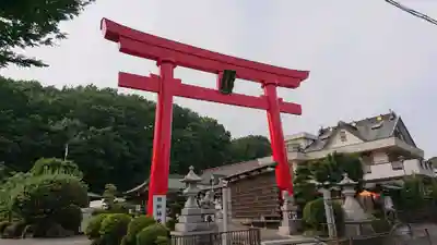 武州柿生琴平神社の鳥居