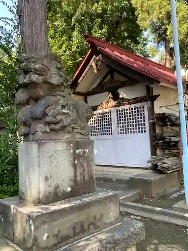 山王稲穂神社の狛犬