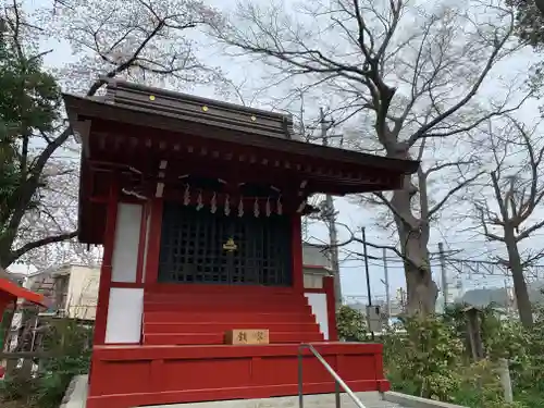 柞祖霊社の本殿