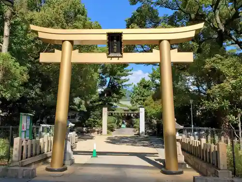 東明八幡神社の鳥居