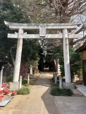 一山神社の鳥居