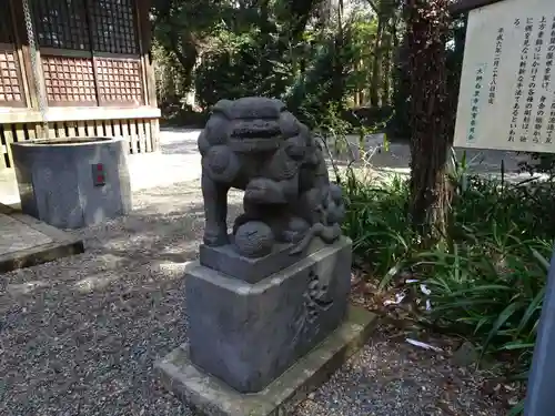 縣神社の狛犬