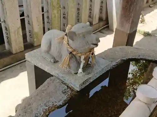 羊神社の手水舎