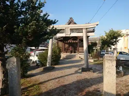毘沙門天神社の鳥居