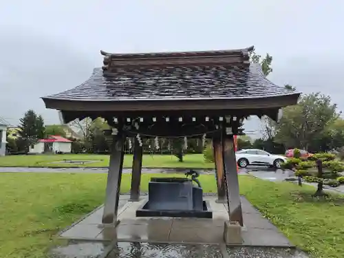 美瑛神社の手水