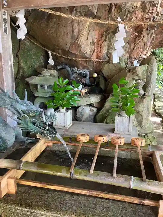 阿賀神社の手水舎