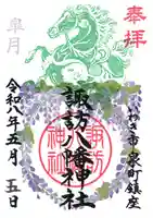 諏訪八幡神社の御朱印