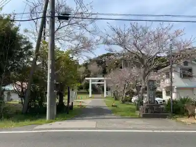 洲宮神社の鳥居