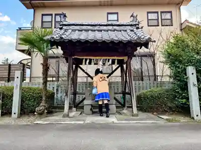 福岡八幡神社の手水舎