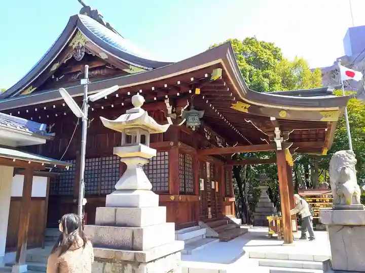 片山八幡神社の本殿・本堂