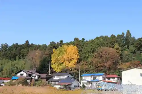 帳附神社の景色