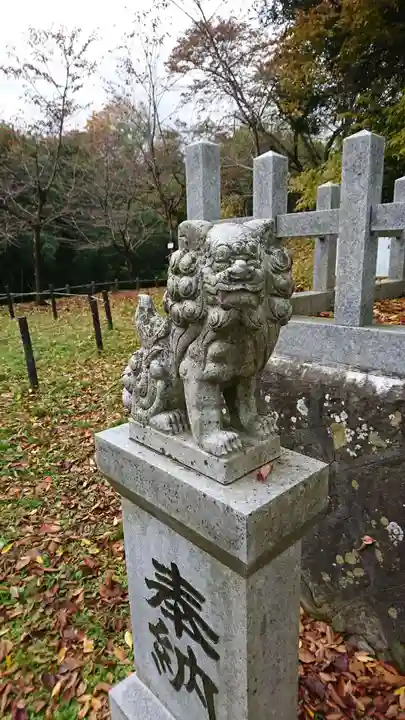 田村神社の狛犬