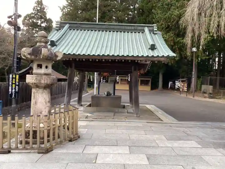 仙台東照宮の手水舎