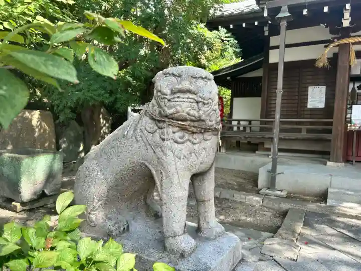 安居神社の狛犬