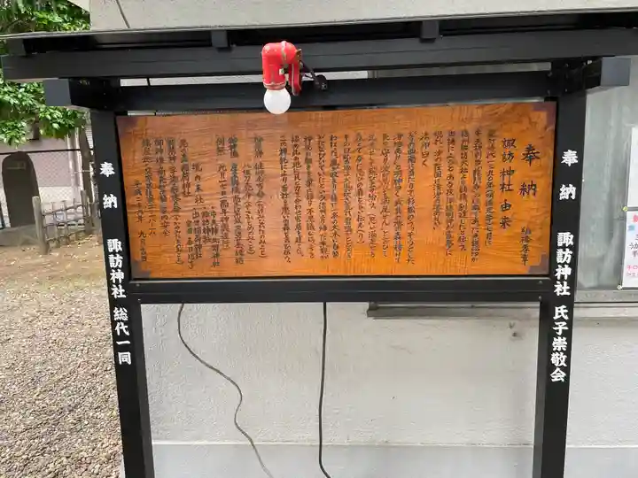諏訪神社の歴史