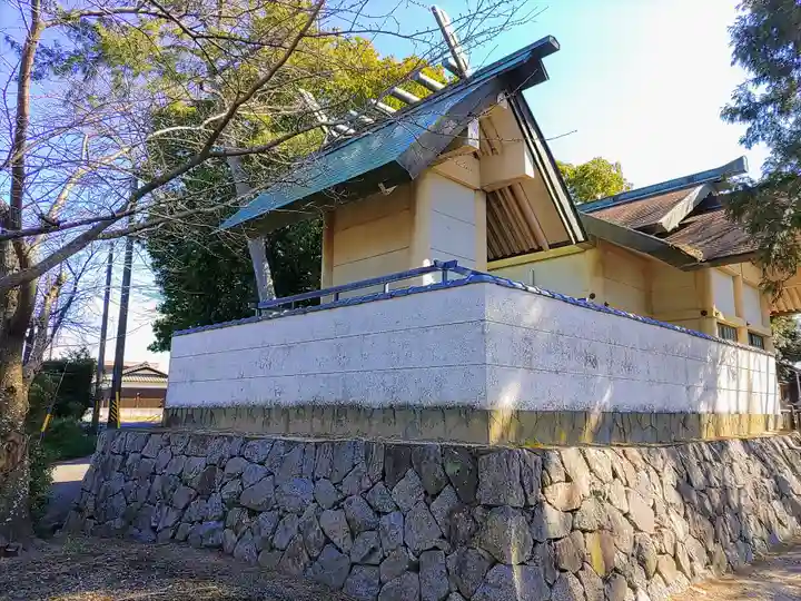 山中八幡社の本殿・本堂