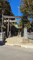 柏諏訪神社の鳥居
