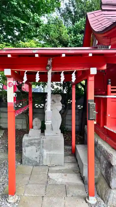函館厳島神社の像