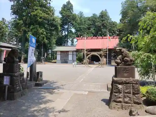 宇都母知神社の狛犬