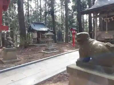 御賀八幡宮の狛犬
