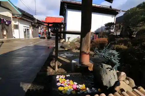 大鏑神社の手水