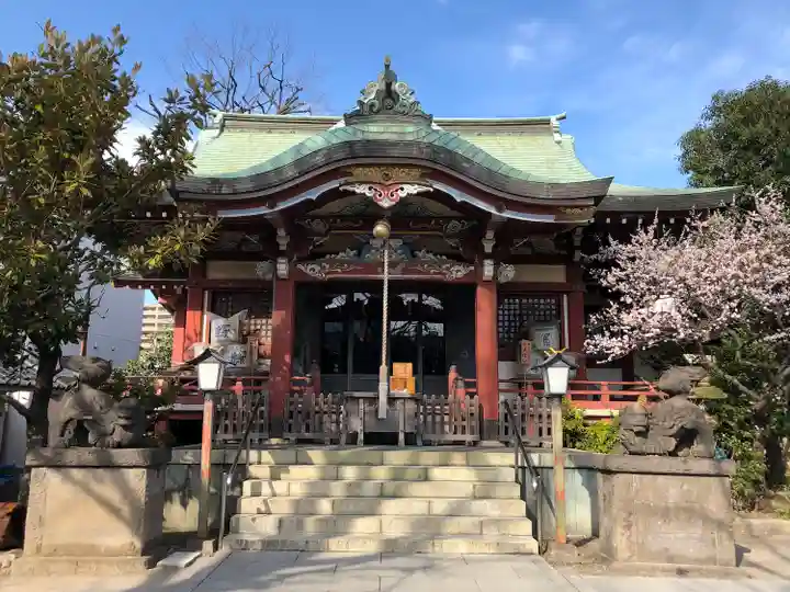 千住神社の本殿・本堂