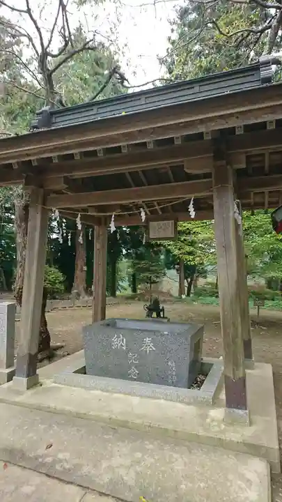 正一位 若草稲荷神社の手水舎