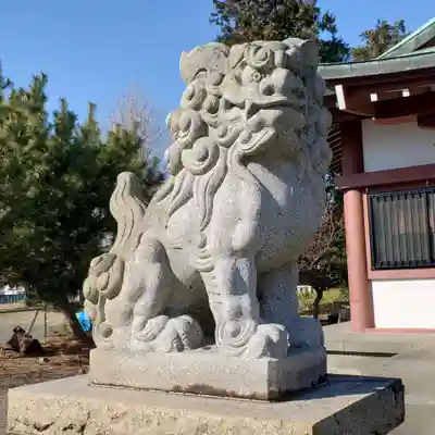 楊原神社の狛犬