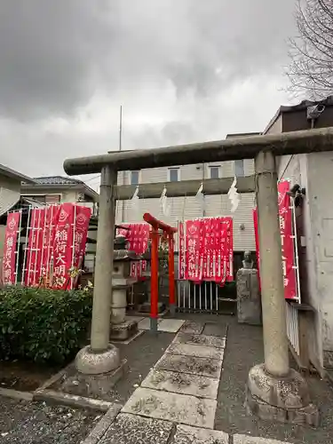 穏田神社の鳥居