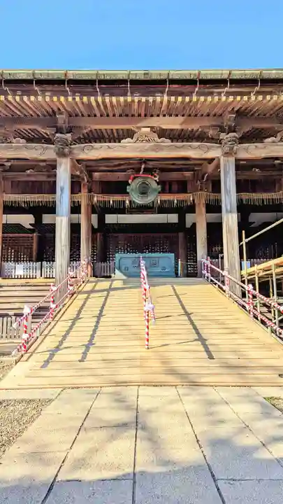 法華経寺の本殿・本堂