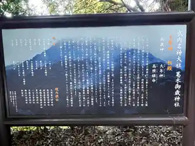 葛木御歳神社の歴史