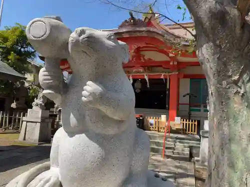 戸部杉山神社の狛犬