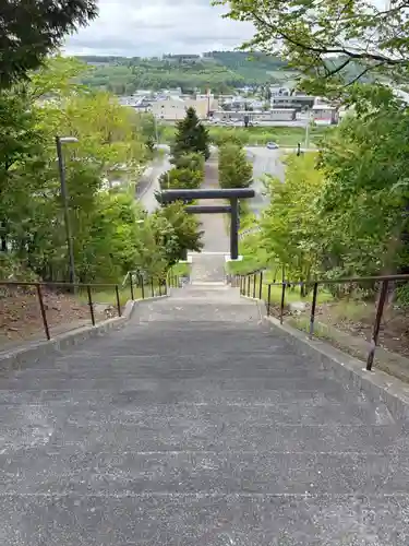 留辺蘂神社の景色
