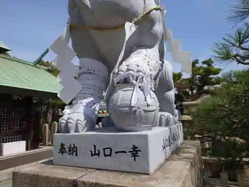 和田神社の狛犬