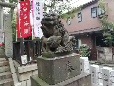 下神明天祖神社の狛犬