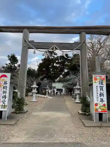 鎌数伊勢大神宮の鳥居