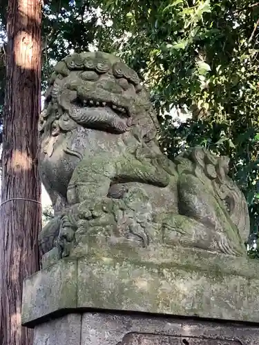 神明神社の狛犬